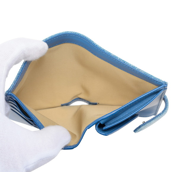 Givenchy Bifold Wallet G cut Blue - Picture 6 of 9